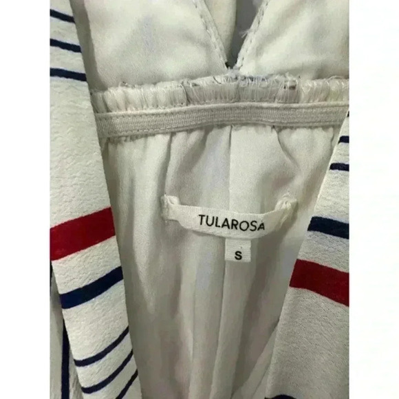 Tularosa Rompers Tularosa‎ Striped Romper Color: multi Size: S - Picture 4 of 6